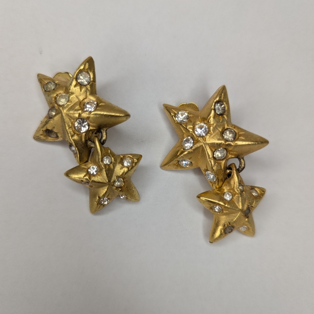 Star Studded Clip-On Earrings
